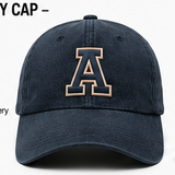 Atlanta “A” Varsity Dad Hat — Vintage Blue