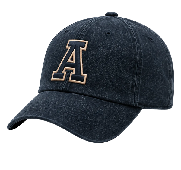 Atlanta “A” Varsity Dad Hat — Vintage Blue