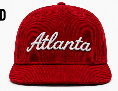Atlanta Corduroy Snapback – Red